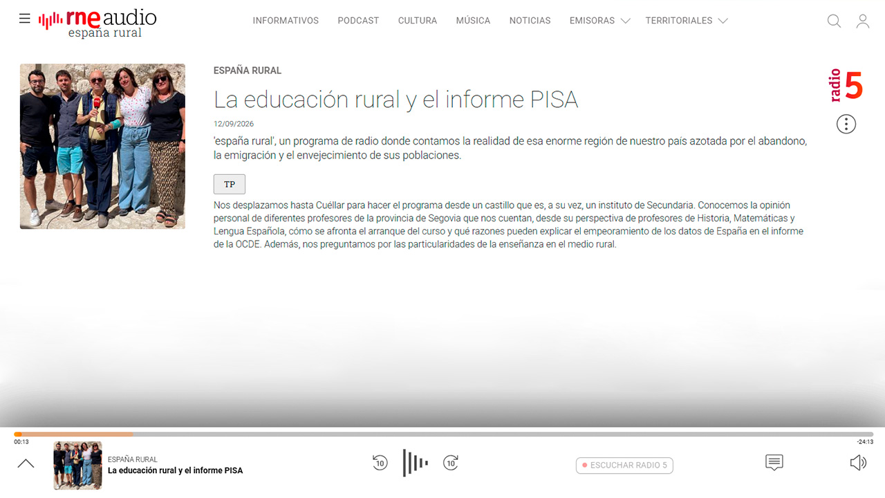 “España Rural” aborda los retos de la educación...